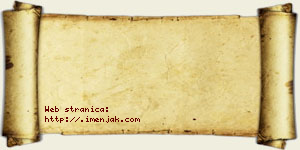 Gala Joksić vizit kartica